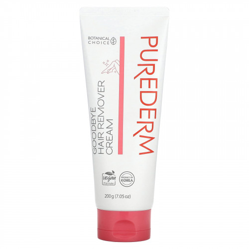 Purederm, Goodbye, крем для удаления волос, 200 г (7,05 унции)