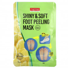 Purederm, Пилинг-маска для ног Shiny & Soft, обычная, 1 пара, 17 г