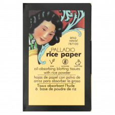 Palladio, рисовая бумажная упаковка, впитывающие жир салфетки, натуральный RPA3, 40 шт.