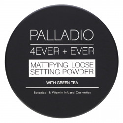 Palladio, 4Ever + Ever, матирующая рассыпчатая пудра с зеленым чаем, полупрозрачная, 6 г (0,21 унции)