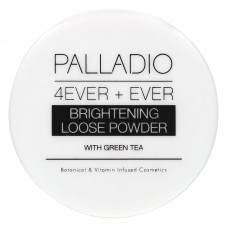 Palladio, 4Ever + Ever, рассыпчатая пудра для сияющей кожи с зеленым чаем, 6 г (0,21 унции)
