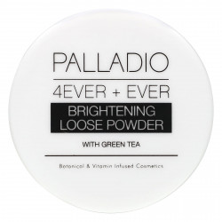 Palladio, 4Ever + Ever, рассыпчатая пудра для сияющей кожи с зеленым чаем, 6 г (0,21 унции)