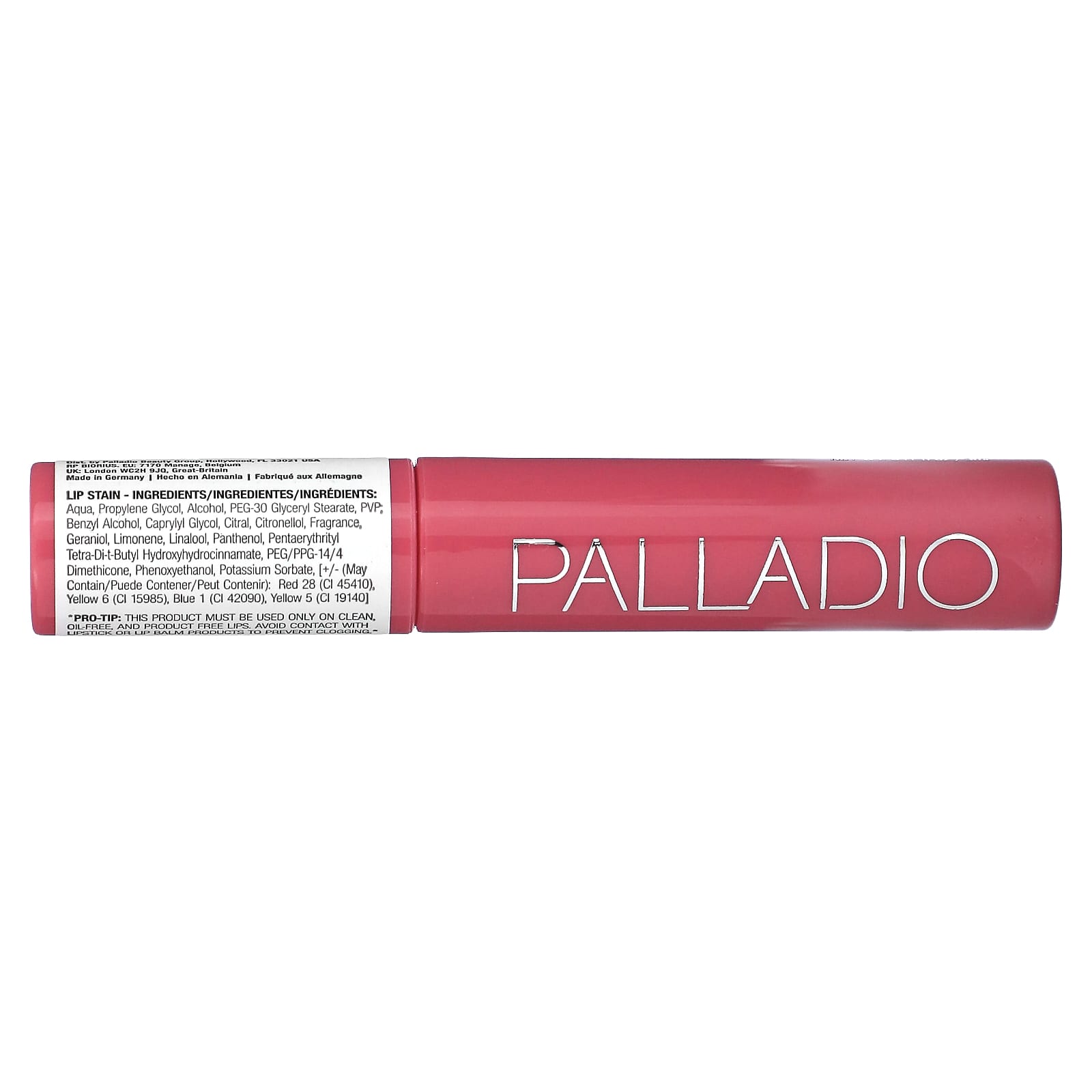 Palladio, краситель для губ, Pinky LIS01, 3 мл (0,11 жидк. унции)