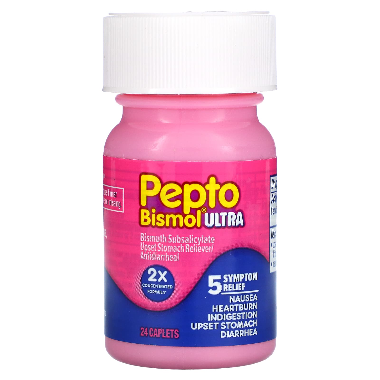 Pepto Bismol, Пепто бисмол ультра, 24 капсулы