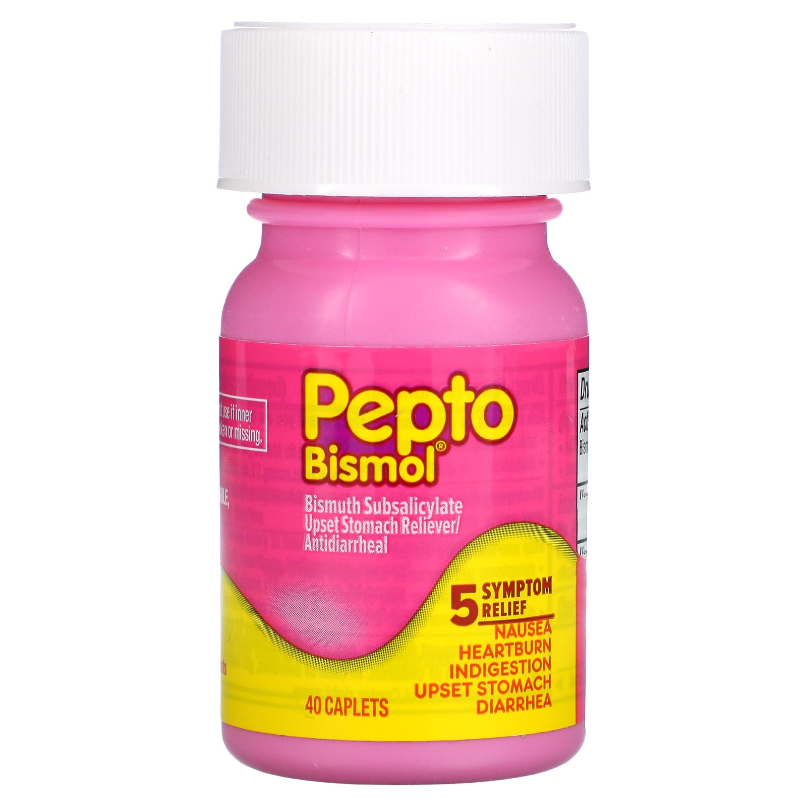 Pepto Bismol, Пепто бисмол, 40 капсул