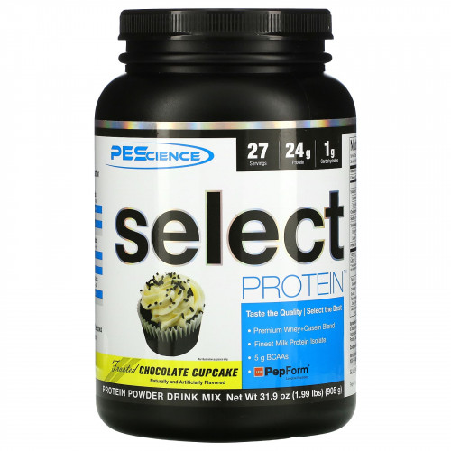 PEScience, Select Protein, шоколадный кекс с глазурью, 905 г (31,9 унции)