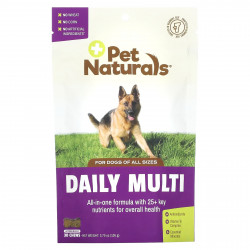 Pet Naturals, Ежедневный мультивитамин, для собак, 30 жевательных таблеток, 3,70 унции (105 г)