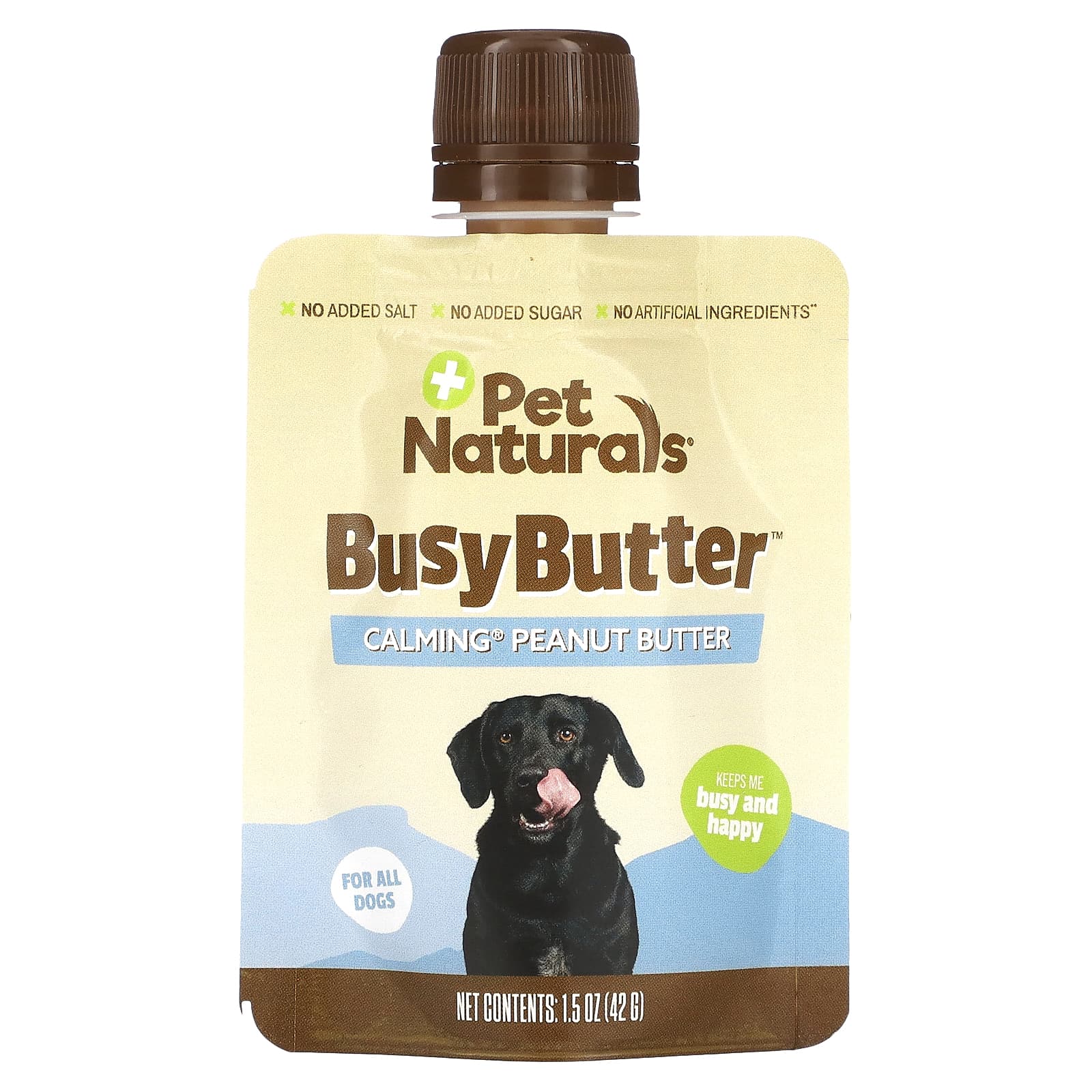 Pet Naturals, Busy Butter, арахисовая паста, успокаивающая, 42 г (1,5 унции)