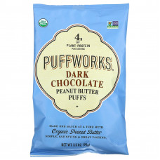 Puffworks, Арахисовая паста, темный шоколад, 99 г (3,5 унции)