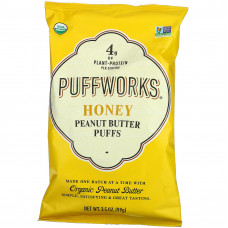 Puffworks, Шарики с арахисовой пастой, мед, 99 г (3,5 унции)