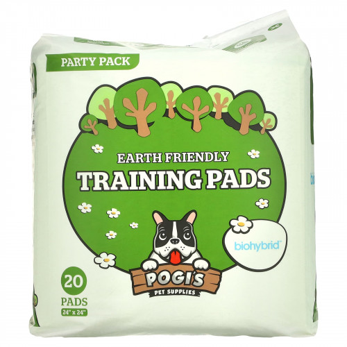 Pogi's Pet Supplies, Earth Friendly Training Pads, 20 шт.