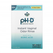 pH-D Feminine Health, Мгновенное ополаскивание от запаха из влагалища, 88,72 мл (3 жидк. Унции)