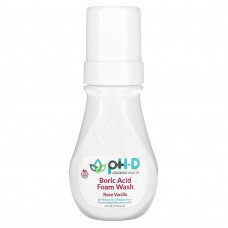 pH-D Feminine Health, пенка для душа с борной кислотой, розовая ваниль, 177,44 мл (6 жидк. унций)