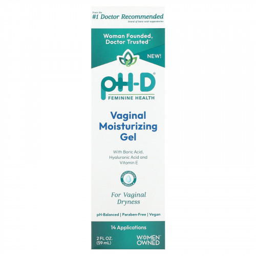 pH-D Feminine Health, вагинальный увлажняющий гель от сухости влагалища, 59 мл (2 жидк. унции)
