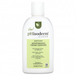 pHisoderm, Clean, увлажняющий очищающий крем, для сухой и комбинированной кожи, 177 мл (6 жидк. Унций)