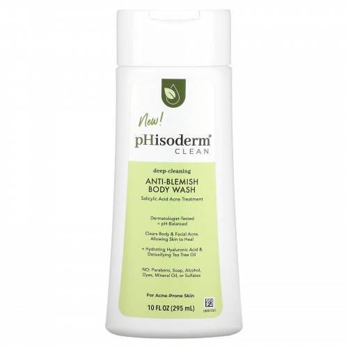 pHisoderm, Clean, гель для душа против пятен, 295 мл (10 жидк. Унций)