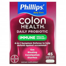 Phillips, Ежедневный пробиотик для здоровья кишечника, 45 капсул