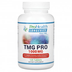 ProHealth Longevity, TMG Pro, 1000 мг, 120 таблеток