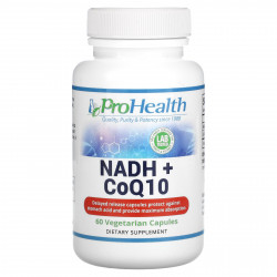 ProHealth Longevity, NADH + CoQ10`` 60 вегетарианских капсул