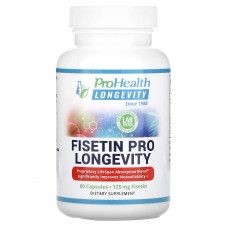 ProHealth Longevity, Fisetin Pro Longevity, 125 мг, 60 капсул