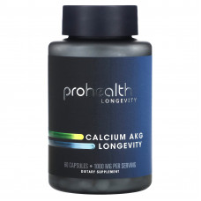 ProHealth Longevity, кальций AKG Longevity, 500 мг, 60 капсул