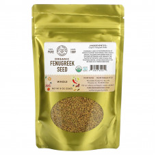 Pure Indian Foods, Органические семена пажитника, цельные, 226 г (8 унций)