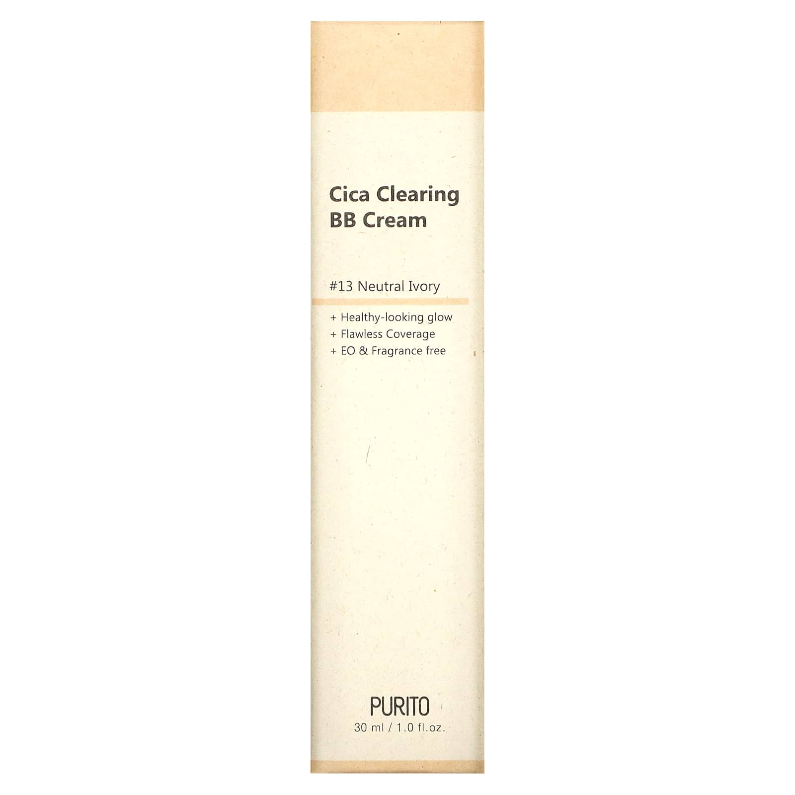 Purito, Cica Clearing BB Cream, #13 Neutral Ivory, 1 fl oz (30 ml)