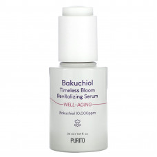 Purito, Bakuchiol Timeless Bloom восстанавливающая сыворотка, 30 мл (1,01 жидк. Унции)