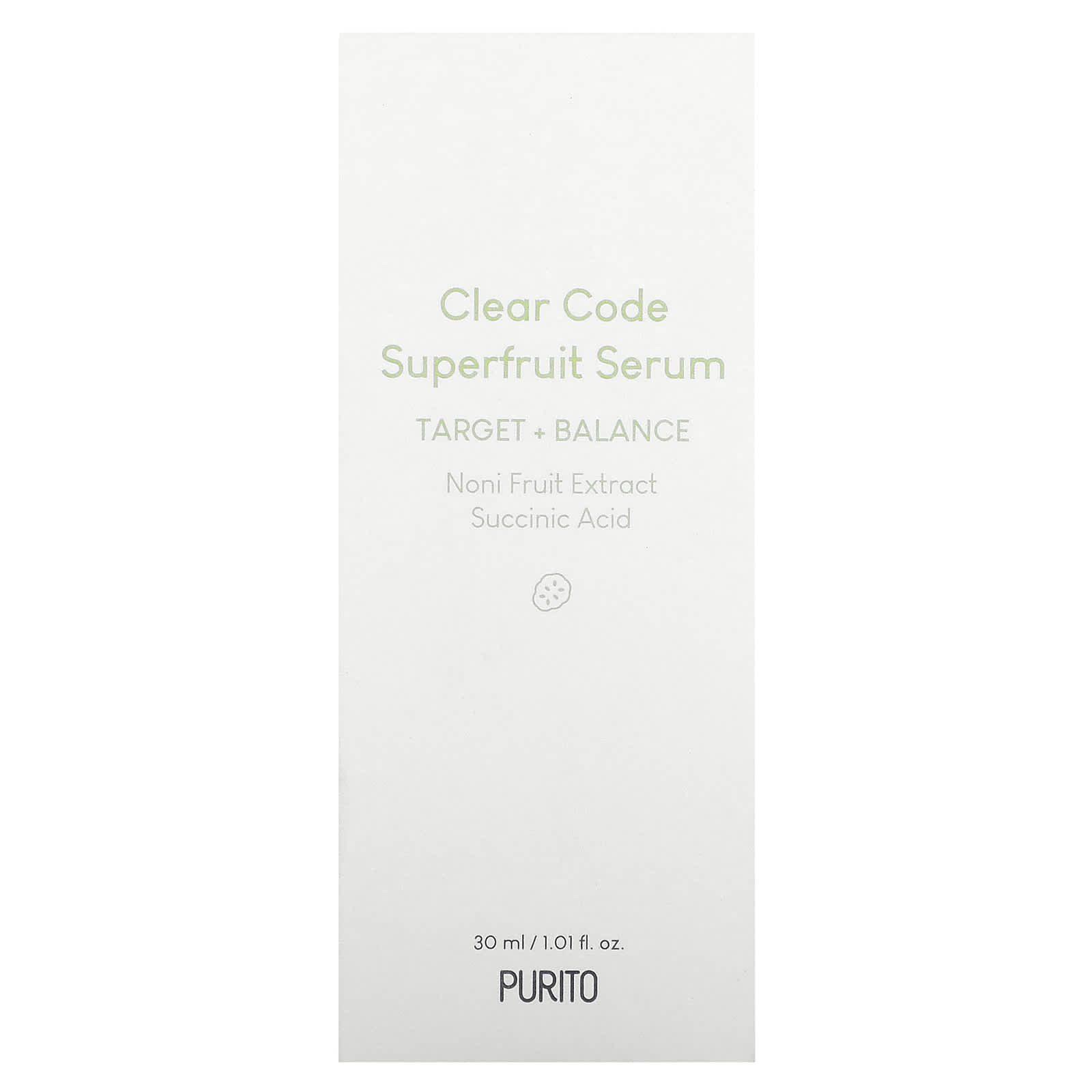 Purito, Clear Code Superfruit Serum, 30 мл (1,01 жидк. Унции)