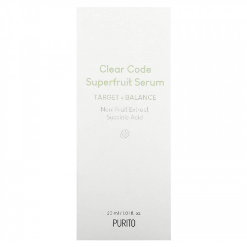 Purito, Clear Code Superfruit Serum, 30 мл (1,01 жидк. Унции)