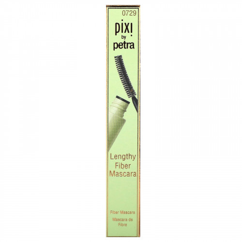 Pixi Beauty, Longy Fiber, тушь для ресниц, оттенок 0729, черный, 6,5 г (0,23 унции)