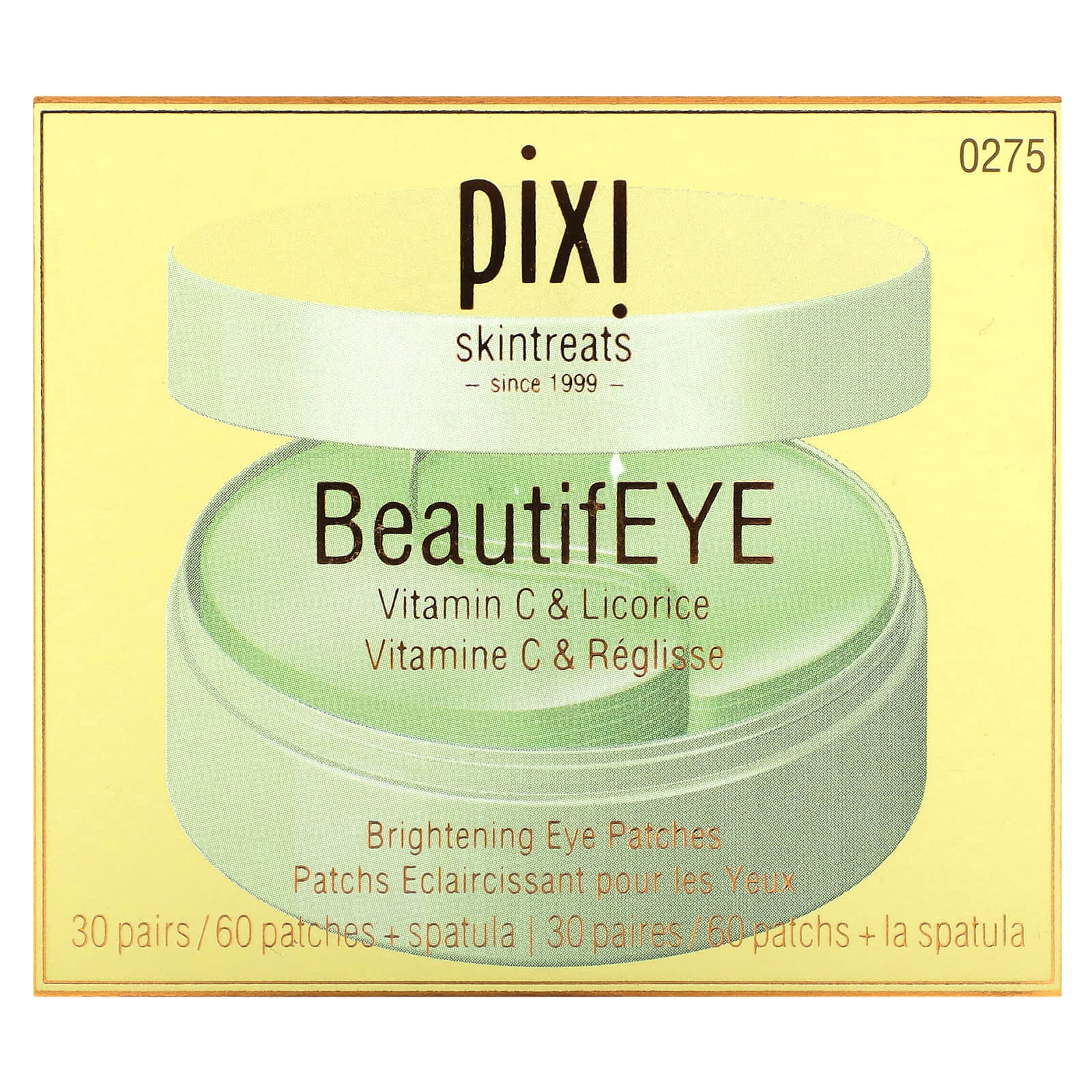 Pixi Beauty, BeautifEYE, осветляющие патчи для глаз, 30 пар