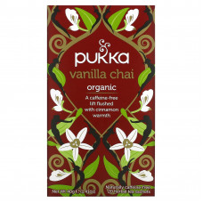 Pukka Herbs, Organic Herbal Tea, ванильный чай, без кофеина, 20 пакетиков, 40 г (1,41 унции) (Товар снят с продажи) 