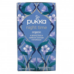 Pukka Herbs, вечерний чай, натуральный, без кофеина, 20 пакетиков с травяным чаем, 20 г (0,71 унции)