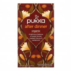 Pukka Herbs, Органический травяной чай, после ужина, без кофеина, 20 пакетиков, 36 г (1,27 унции)