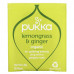 Pukka Herbs, Органический травяной чай, лемонграсс и имбирь, без кофеина, 20 пакетиков, 36 г (1,27 унции) (Товар снят с продажи) 
