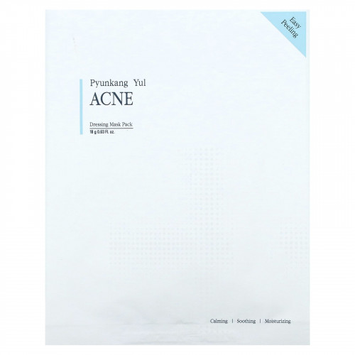 Pyunkang Yul, ACNE, Dressing Beauty Mask Pack, 1 маска, 18 г (0,63 жидк. Унции)