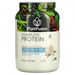 PlantFusion, Complete Protein, сливочная ваниль, 900 г (2 фунта)