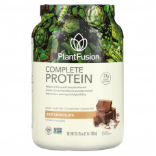 PlantFusion, Complete Protein, насыщенный шоколад, 900 г (2 фунта)