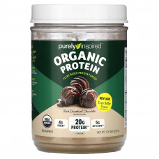 Purely Inspired, органический протеин, питательный шейк на растительной основе, восхитительный шоколад, 680 г (1,5 фунта)