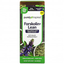 Purely Inspired, Forskolin + Lean, 60 капсул
