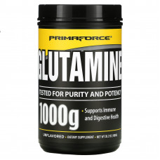 Primaforce, Glutaform, 100 % L-глутамин, без запаха, 1000 г