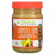Primal Kitchen, Майонез Chipotle и лайм с маслом авокадо, 355 мл (12 жидк. Унций)