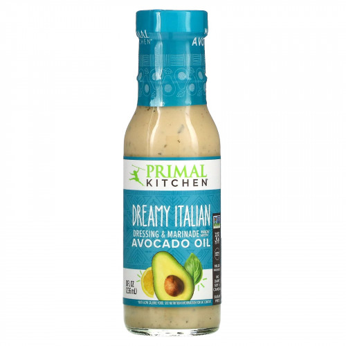 Primal Kitchen, Dreamy итальянская заправка и маринад с маслом авокадо, 236 мл (8 жидк. Унций)