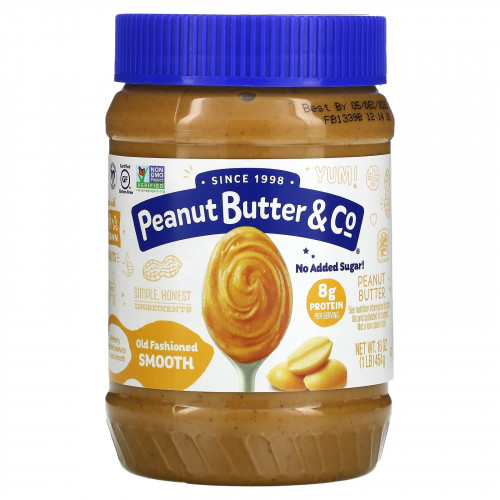 Peanut Butter & Co., Арахисовая паста, Нежная, как раньше, 454 г (16 унций)