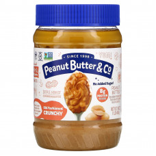 Peanut Butter & Co., арахисовая паста, классический рецепт с хрустящими кусочками арахиса, 454 г (16 унций)