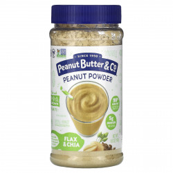 Peanut Butter & Co., Арахисовый порошок, лен и чиа, 184 г (6,5 унции)