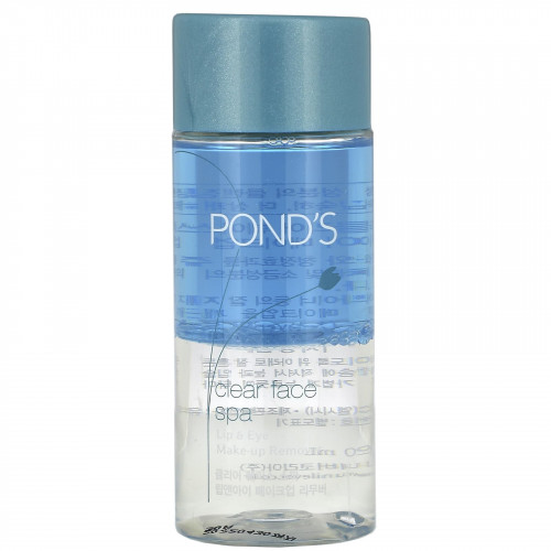 Pond's, Clear Face Spa, средство для снятия макияжа с губ и глаз, 120 мл