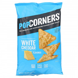 PopCorners, Чипсы, белый чеддер, 198,4 г (7 унций)