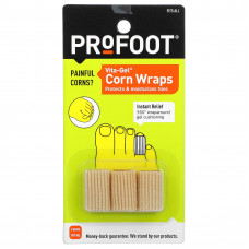 Profoot, Vita-Gel кукурузные обертывания, универсальный размер, 3 упаковки